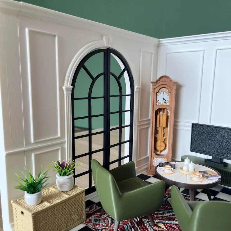 Arched Double French Door